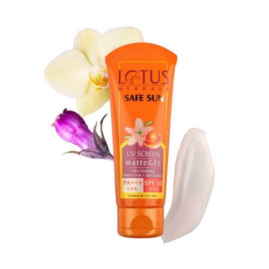 Lotus Herbals Safe Sun SPF 50 PA+++ UV Screen Matte Gel 100 g