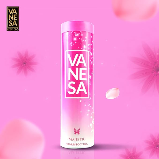 VANESA Majestic Talc 100gm  (100g).