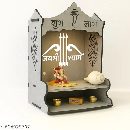 Home Temple For Puja Temple for Home and Office l Puja Stand l Wooden Mandir