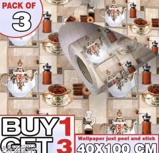KITCHEN WALLPAPER PACK OF 3