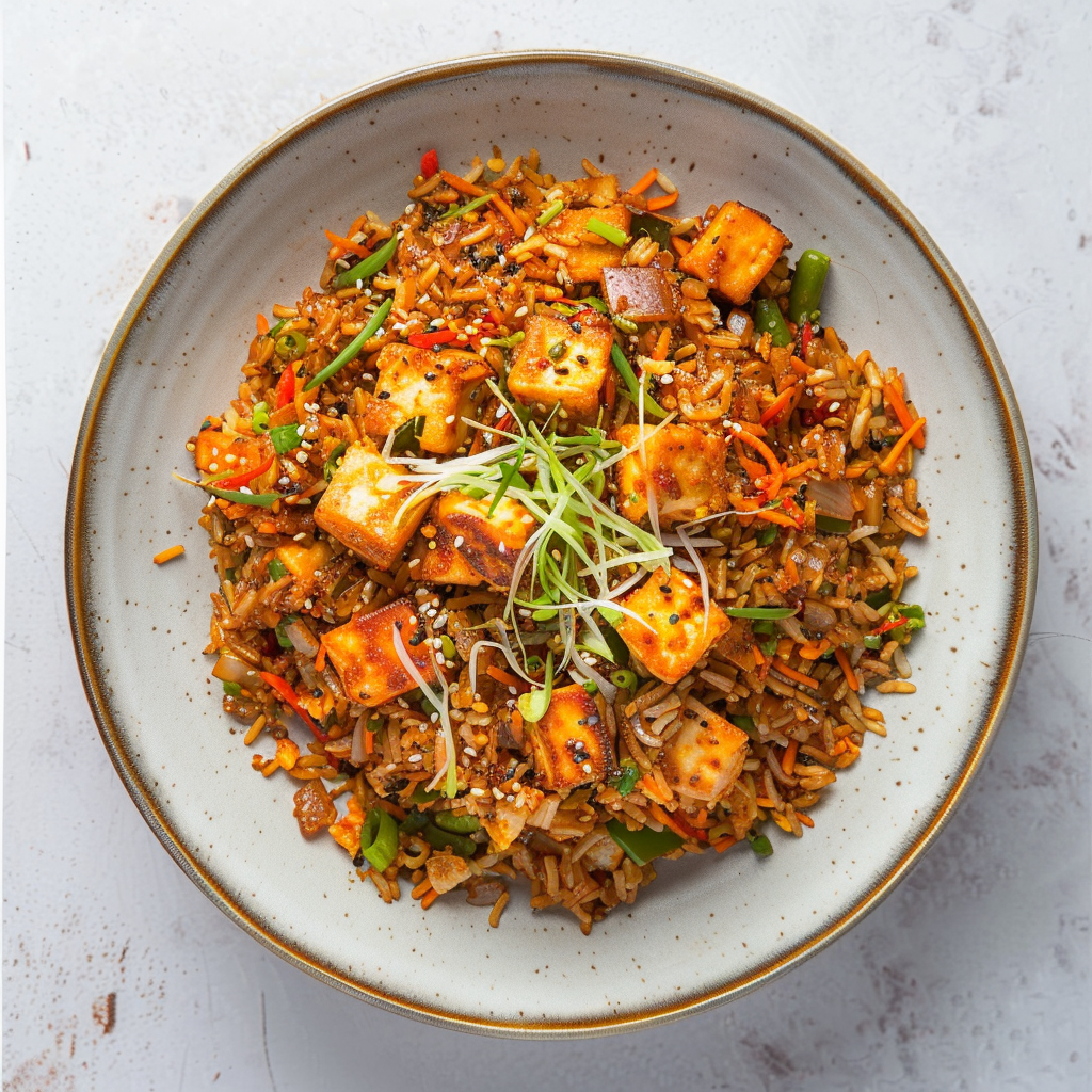 Schewan Rice & Chilli Paneer